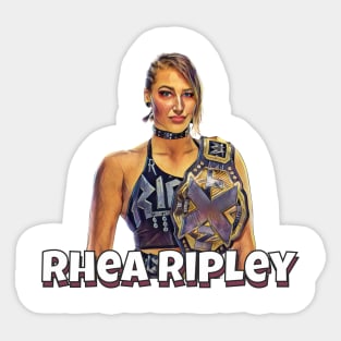 rhea ripley Sticker